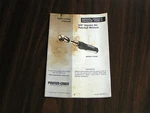 Porter-cable 3/8" Square Air Ratchet Wrench Instruction Manial MOD#PTR381. Fixed Price $9.53.