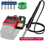 Taingwei Cordless Soldering Iron Kit For Milwaukee M18 18V BATTERY,90W Led Digit. Fixed Price $56.98.