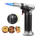 Homitt Butane Torch W/fuel Gauge, Refillable Soldering Cooking Lighter. Fixed Price $15.96.