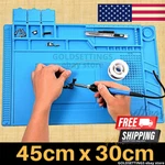 Heat Station Silicone Soldering Mat Magnetic Desk Work Bench Pad. Fixed Price $17.99.