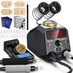 Preciva Wood Burning Kit, Pen 40W Adjustable Temperature 482F 1382F, Tool. Fixed Price $107.93.