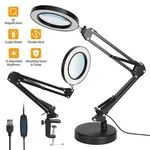 Led Magnifier Desk Lamp 8X Magnifying Glass Table Light Usb Reading. Fixed Price $30.98.