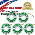 5PCS 2.0MM Desoldering Braid Remover Spool Copper Wick Ft 1.5M. Fixed Price $8.95.