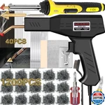 Wrdlosy 220W Plastic Welder 1200 Staples 40 Rods Welding Kit 5-IN-1 Tips Tape Sa. Fixed Price $70.35.