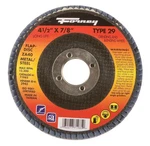 Forney 71985 Zirconia Aluminum 40-GRIT 13,300 Rpm Blue Flap Disc 4-1/2 Dia. In.. Fixed Price $12.12.