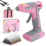 Workpro 7.2V Cordless Hot Glue Gun Dual-temp 50PC Sticks 2600MAH Type-c New. Fixed Price $46.99.