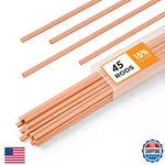 45PCS Brazing Rods Aws BCUP-5 15% Silver Solder Phos Copper Alloy Flat. Fixed Price $63.50.