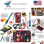 60W Adjustable Temperature Soldering Iron Kit 30-IN-1 With Multimeter And Tools. Fixed Price $39.99.