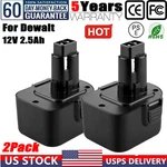 2PACK DC9071 DW9071 12V Battery Drill For Dewalt DW9072 DW953 DW965 DE9075 2.5AH. Fixed Price $32.99.