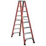 Louisville FM1408HD Twin STEPLADDER,FBRGLS,IAA,8FT,FM1400HD 1CMT8. Fixed Price $546.11.