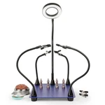 Soldering Station - Helping Hands With 5X Magnifying Lamp Led Light Sol.... Fixed Price $49.32.