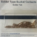 Amp 66569-3 Gold Plated Phosphor Bronze Subminiature Female Solder Tab 25 Pcs.. Fixed Price $8.95.