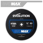 Evolution EVOMAX14ST In. 80T Professional Grade Mild Steel Cermet Blade. Fixed Price $150.00.