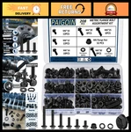 208PCS Metric Flange Kit M6X1.0 - 10MM To 30MM Hex Bolts, Nuts & Washers. Fixed Price $31.99.