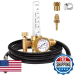 Bo Weld Argon CO2 Regulator Flow Meter Gas With 6.8FT Hose For Tig. Fixed Price $41.93.