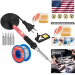 Fast Heating Soldering Iron Kit With 5 Tips & Accessories - Great For Beginners. Fixed Price $27.99.