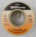 Solid Wire Solder Lead Free 1/8" Diameter 4 Oz. 38060 Forney. Fixed Price $15.97.
