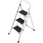 Hailo 9204015096 3-STEP Ladder: Steel, EN14183, 330 Lb Capacity. Fixed Price $104.66.
