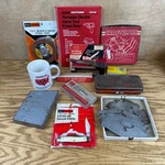 Vintage Sears Craftsman Mixed Gift Set- Bowie Knife, Sharpening Stone ++ Euc !. Fixed Price $99.00.