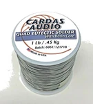 Cardas Audio Quad Eutectic Silver Solder 1LB Wire Roll - Rosin Flux. Fixed Price $175.00.