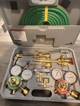 Olsen Oxy-acetylene Gas Welding & Cutting Kit W/ Regulators, Hose. Fixed Price $250.00.