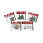 5 Piece Christmas Trees, Candle Heart Led Minikit Set. Fixed Price $68.61.