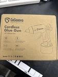 Full Size Cordless Glue Gun, Gogonova 20V Temp Adjust Lcd Digital. Fixed Price $21.50.