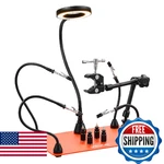 Vevor Magnetic Helping Hands Soldering Station, Third Tool With. Fixed Price $66.30.