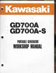 Kawasaki Portable Generator GD700A-S Wiring Diagram Workshop Manual. Fixed Price $39.95.