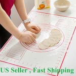 40X60CM Silicone Baking Dough Mat Pastry Extra With Measurements Non Stick. Fixed Price $8.95.