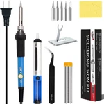 Ldk Soldering Iron Kit Electronics, Upgraded Full Set 60W 110V 12-IN-1. Fixed Price $14.76.