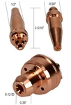 Acetylene Cutting Tips 3-101#1 Compatible With Victor 1-3-101 3/4" Qty 2. Fixed Price $19.90.