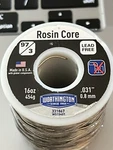 New Open Package Worthington 331867 Rosin Core Solder Dia 0.031 1LB WS15401. Fixed Price $30.00.