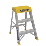 Werner 2 Ft. Aluminum Step Ladder (8 Reach Height) 300LBS Load Capacity. Fixed Price $69.99.