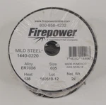 Firepower Mig Welding Welder Wire Mild Steel Spool 2 Lb .035" Dia ER70S6. Fixed Price $19.79.