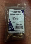 Radnor 64002726 54A Gas Diffuser 400AMP (10 Pack). Fixed Price $24.60.