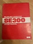 1981 Suzuki Generator Service Manual SR-4001-E-03. Fixed Price $13.25.