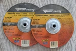 Pk Forney 9" X 1/4" 5/8"-11/THREADED Arbor Grinding Wheel Metal A24R-BF T27. Fixed Price $27.99.
