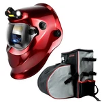 Trqwh Solar Powered Welding Helmet Auto Darkening Shade 9-13 & Backpack. Fixed Price $127.99.
