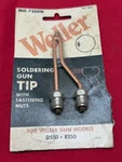 Weller No. 7250N Soldering Cutting Tip W/hex Nuts For 8250 D550 Guns. Fixed Price $30.00.