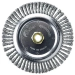 Weiler 94104 Twist Wire Wheel Brush,threaded Arbor 3A201. Fixed Price $37.86.
