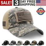 Usa Flag Baseball Detachable Patch Mesh Tactical Army Caps American Men Hat. Fixed Price $9.98.