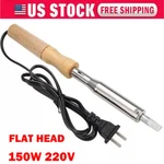 150W 220V Electric Soldering Iron Chisel Tip Welding Pen Tool 28.5CM. Fixed Price $17.85.