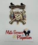 Disney Pin Worlds End Pirates Of The Caribbean Skull Crossbones Logo World's. Fixed Price $9.95.