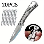 20 Pcs Stainless Steel Folding Multi-function Pocket Utility Camping Knives. Fixed Price $45.31.