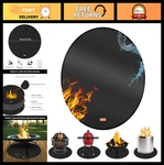 Pit Mat Double-sided Fireproof Silicone Fiberglass Pad For Deck & Patio (. Fixed Price $23.39.