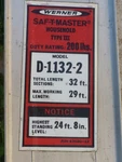Werner 32FT Extendable Ladder D1332-2 (for Local Pickup Only)- S. Nj/phila. Area. Fixed Price $45.00.