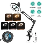 Magnifying Glass With Light And Clamp, 15X Desk 84 Led Real. Fixed Price $21.14.