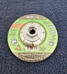 (qty 10) Forney 71819: 4-1/2"X1/4"X5/8"-11 Type 27 Metal Grinding Wheel A24R-BF. Fixed Price $33.22.