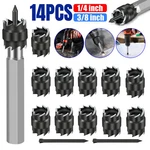 14PCS 3/8" Double Sided Spot Cutter Remover Drill Bit Welder Rotary Kit. Fixed Price $15.48.